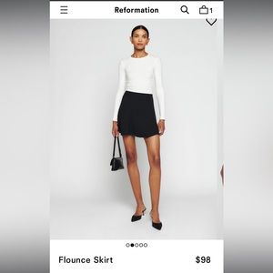 Reformation Flounce Skirt